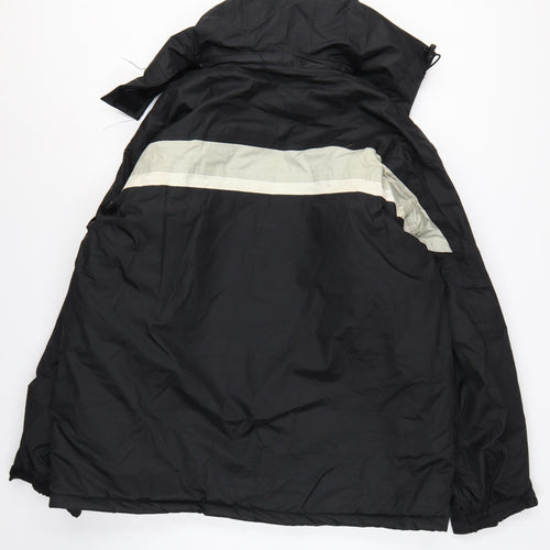 Trespass Men's Black L Hooded Waterproof Windproof Ski Jacket
