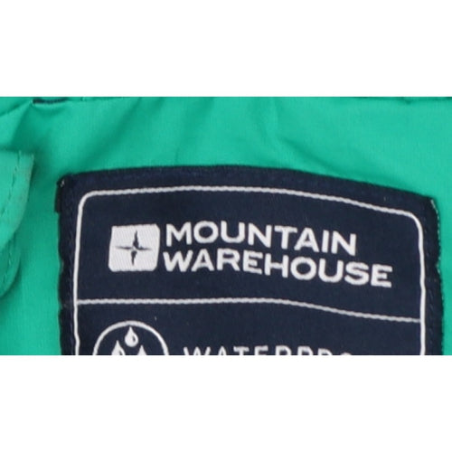 Mountain Warehouse Boys Green 5-6 Years Hooded Waterproof Parka Jacket