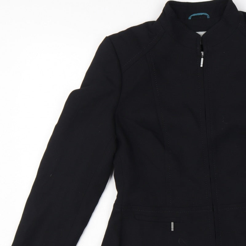 Additional view of Marks and Spencer Women Black UK 14 Zip Front Tailored Suit Jacket