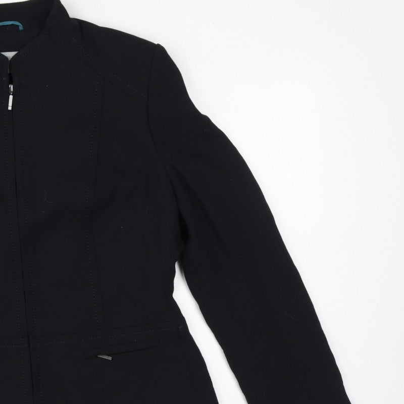 Additional view of Marks and Spencer Women Black UK 14 Zip Front Tailored Suit Jacket