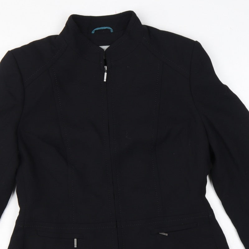 Additional view of Marks and Spencer Women Black UK 14 Zip Front Tailored Suit Jacket