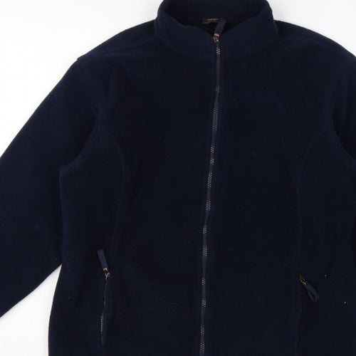 M&S St Michael Women’s Navy Blue UK 18 Fleece Full Zip Jacket