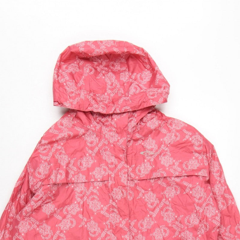 Gelert Women’s Pink UK 12 Floral Hooded Waterproof Rain Jacket
