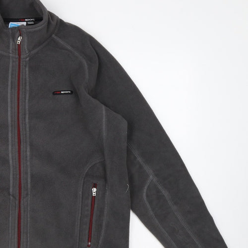 Next Sport Men’s Grey L Full Zip Fleece Jacket Outdoor Walking