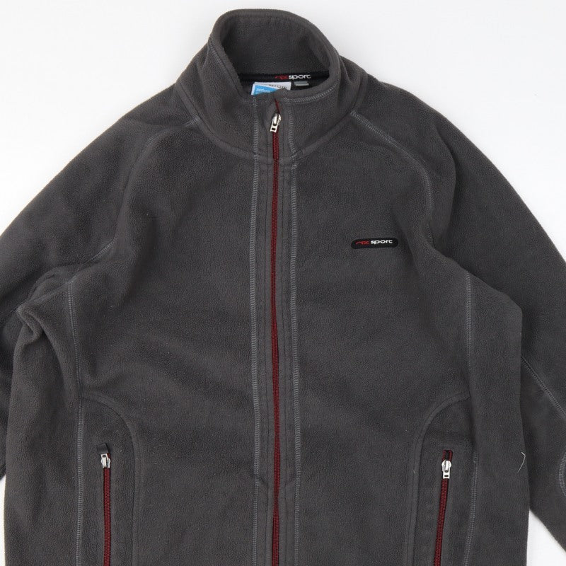 Next Sport Men’s Grey L Full Zip Fleece Jacket Outdoor Walking