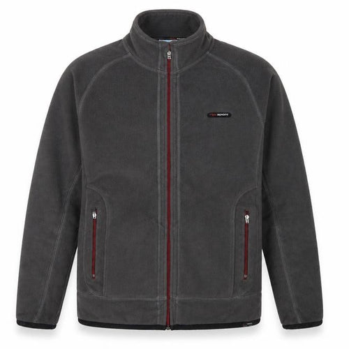 Next Sport Men’s Grey L Full Zip Fleece Jacket Outdoor Walking