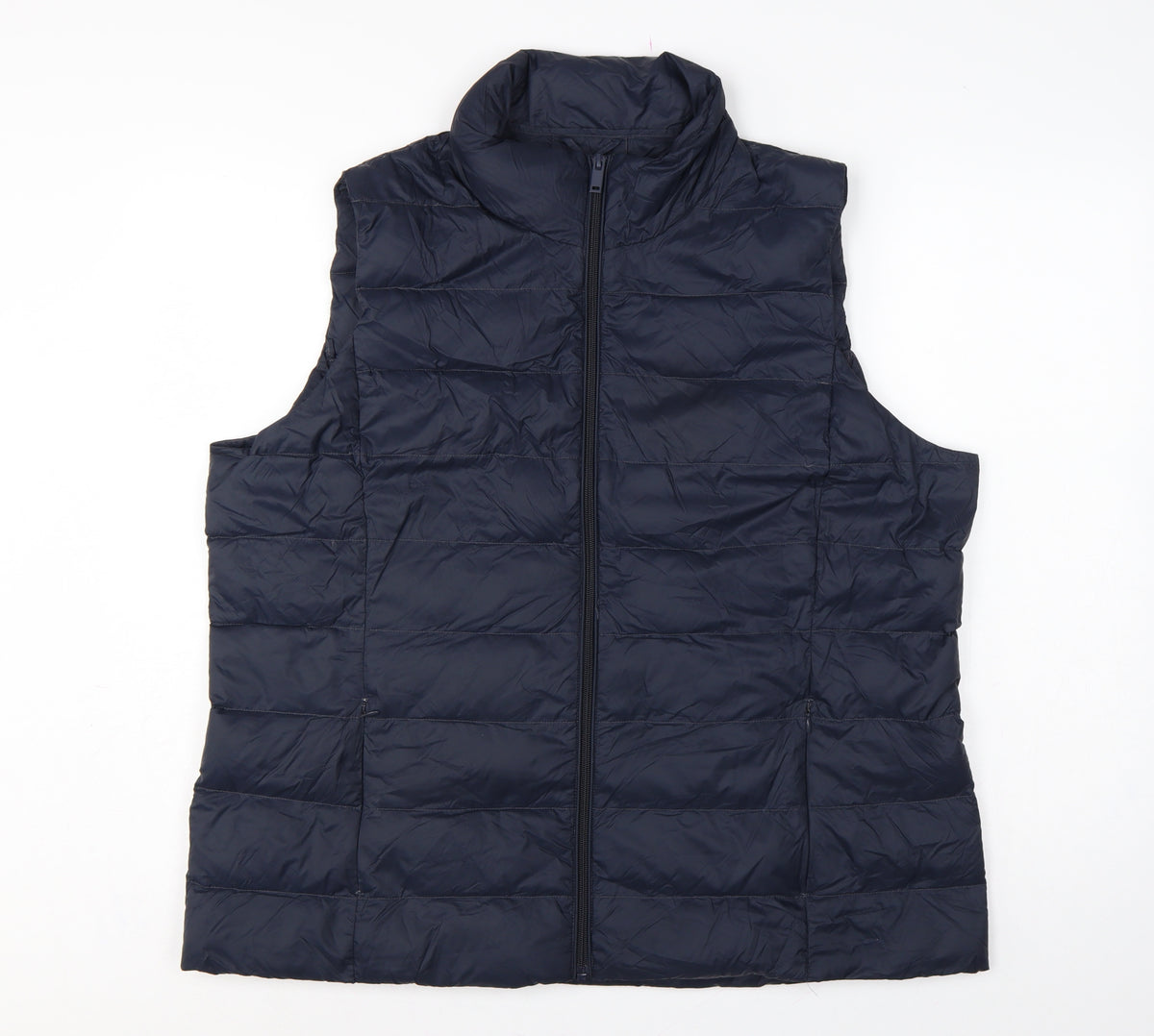 Marks and Spencer Women’s Navy Size 20 Feather Down Puffer Gilet