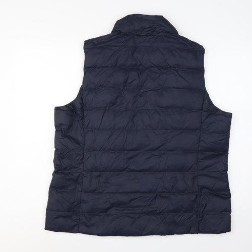 Marks and Spencer Women’s Navy Size 20 Feather Down Puffer Gilet