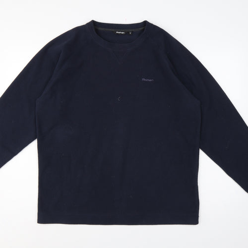 Rohan Men’s Blue M Vital Top Fleece Crew Neck Pullover Sweatshirt