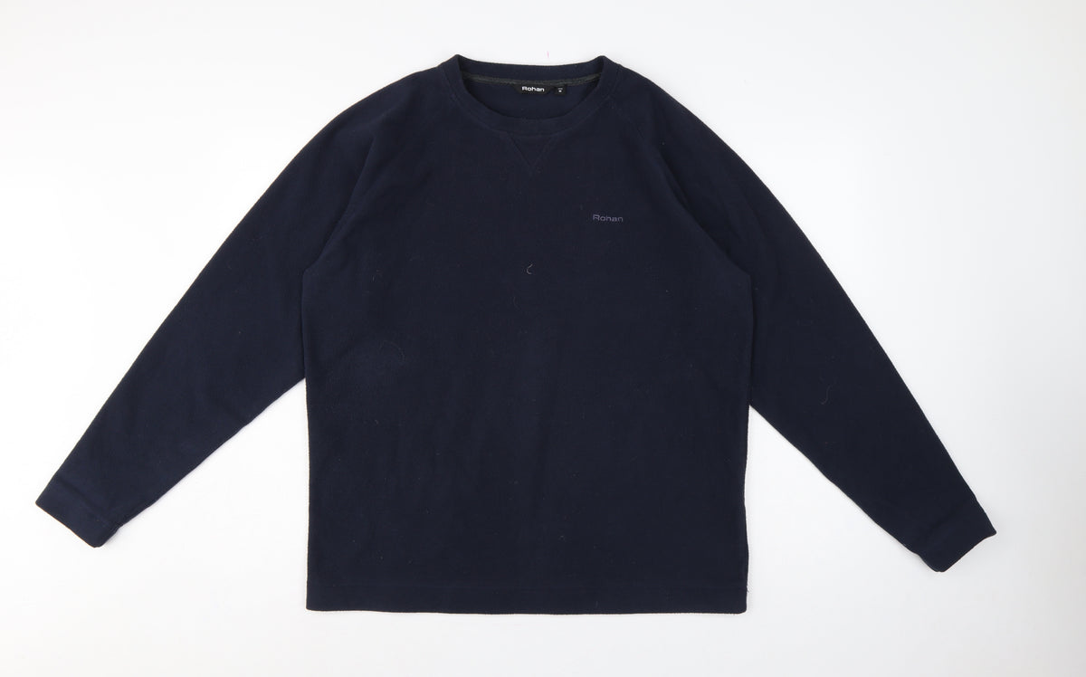 Rohan Men’s Blue M Vital Top Fleece Crew Neck Pullover Sweatshirt