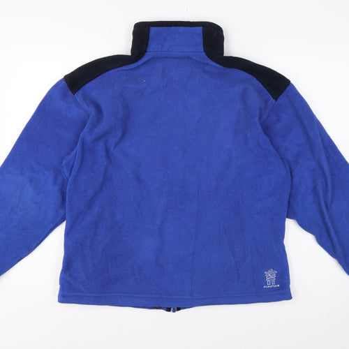 Lowe Alpine Men’s Blue Black M Moyeh Full Zip Fleece Hiking Jacket