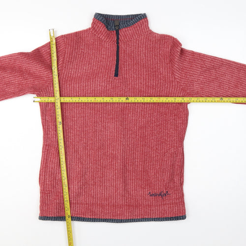 Weird Fish Women’s Red Size 10 1/4 Zip Fleece Sweatshirt