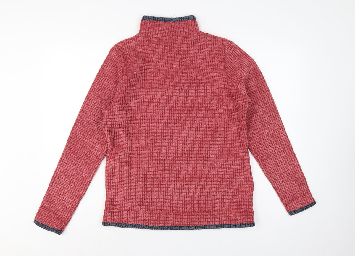 Weird Fish Women’s Red Size 10 1/4 Zip Fleece Sweatshirt