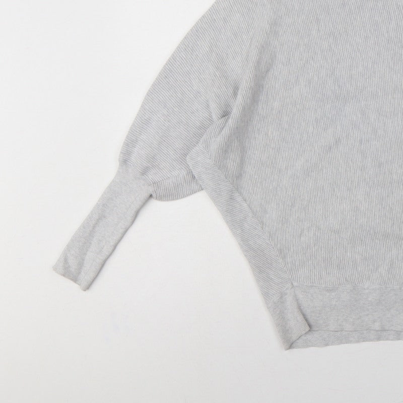Phase Eight Women Grey M Fine Knit Crew Neck Pullover Jumper