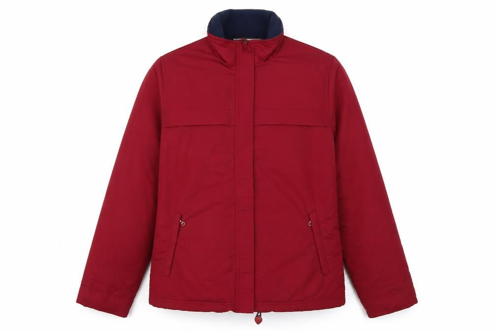Amy Moore Women’s Red M Padded Full Zip Jacket Collared