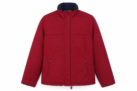Amy Moore Women’s Red M Padded Full Zip Jacket Collared