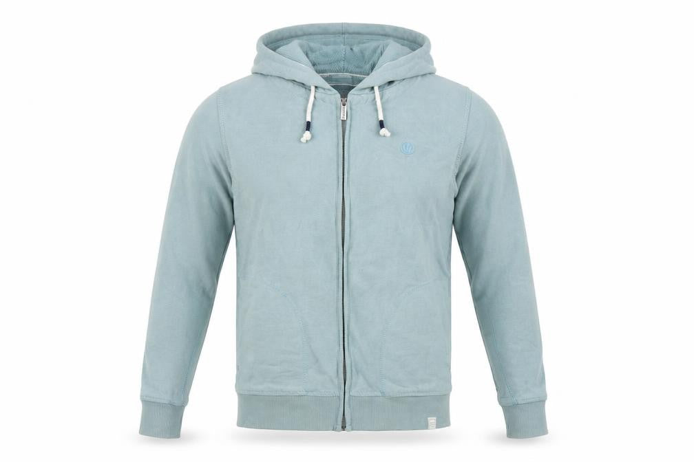 Fat Face Men’s Blue XS Full Zip Hooded Fleece Hoodie Pockets