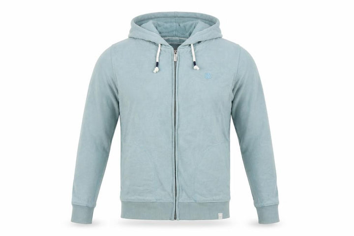 Fat Face Men’s Blue XS Full Zip Hooded Fleece Hoodie Pockets