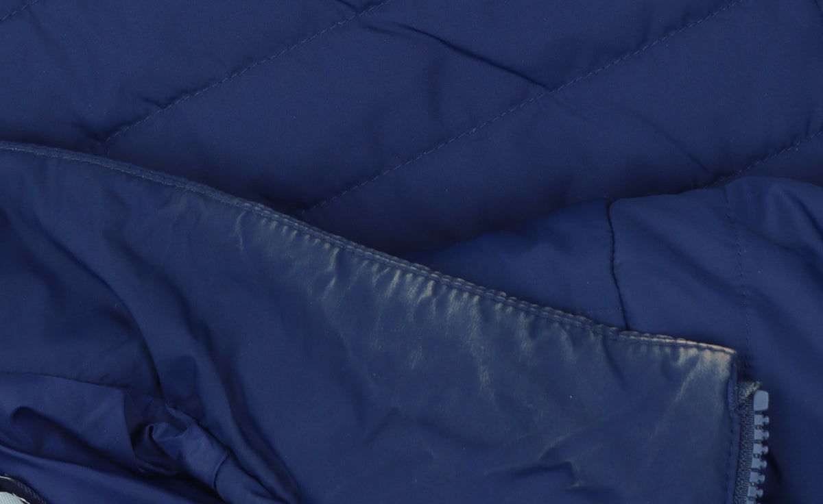 Land's End Women’s Blue XL Quilted Puffer Jacket Full Zip