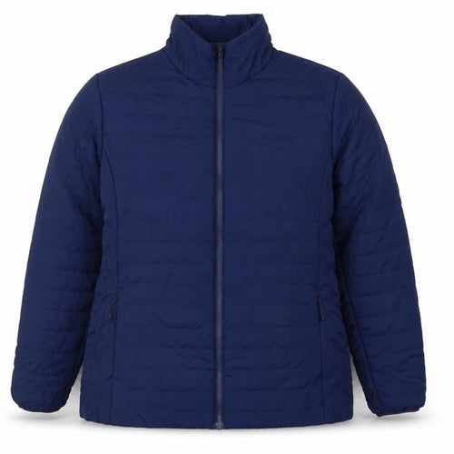 Land's End Women’s Blue XL Quilted Puffer Jacket Full Zip