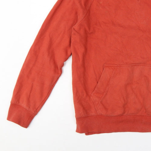 G-Star RAW Men’s Orange M Pullover Crew Neck Logo Sweatshirt