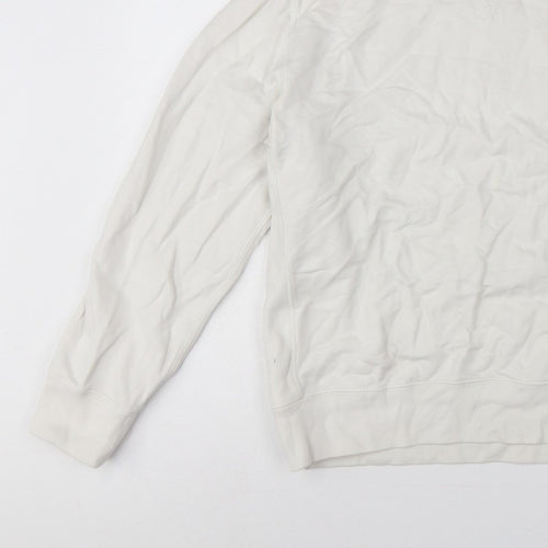 Polo Ralph Lauren Men’s White L Crew Neck Pullover Sweatshirt Logo