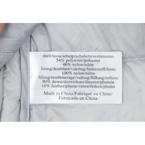 Laura Ashley Women Grey UK 8 Quilted Down Puffer Jacket