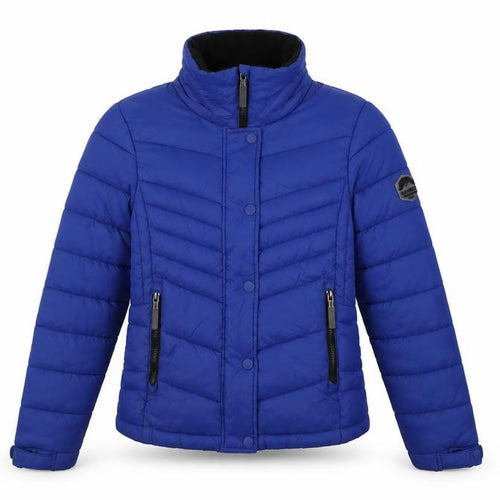 Superdry Women’s Blue UK 8 Puffer Jacket Quilted Insulated