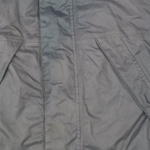 ES Sport Men’s Blue L Padded Parka Jacket Full Zip Outdoor