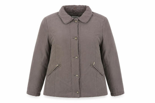 Eastex Women’s Brown UK 14 Padded Collared Button Jacket