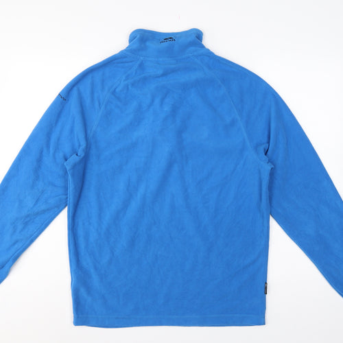 Trespass Men's Blue S 1/4 Zip Fleece Pullover Sweatshirt