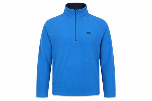 Trespass Men's Blue S 1/4 Zip Fleece Pullover Sweatshirt