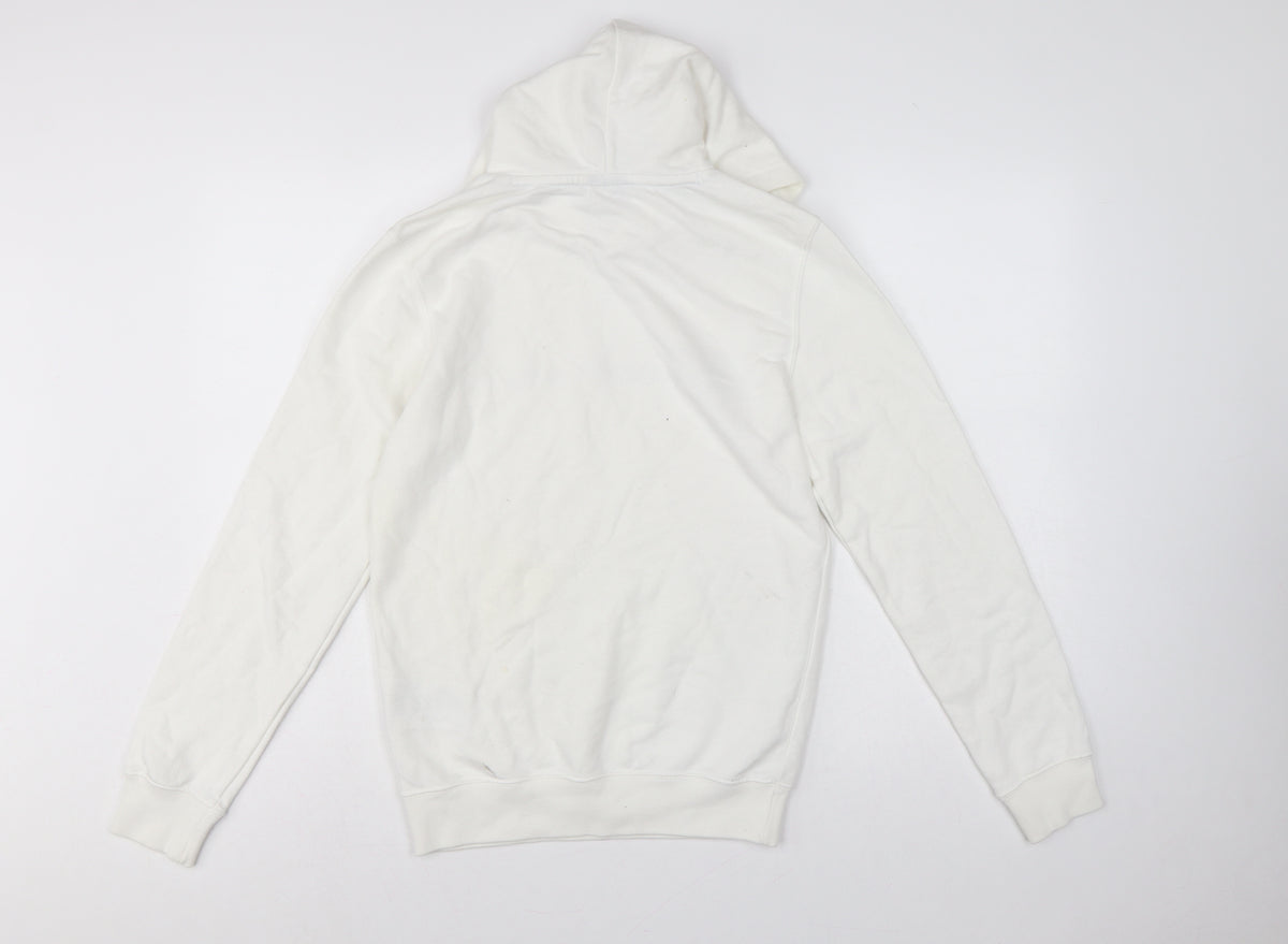 Champion Men’s Ivory XS Pullover Logo Hoodie Hooded Fleece