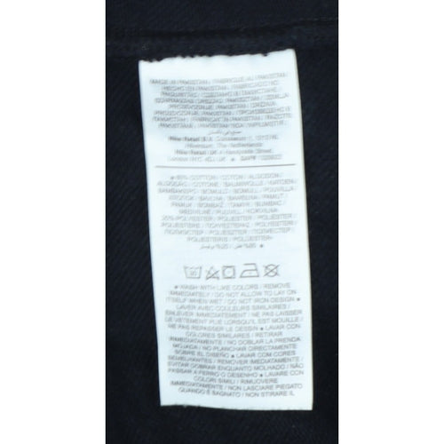 Nike Men Black M Pullover Crew Neck Embroidered Logo Sweatshirt