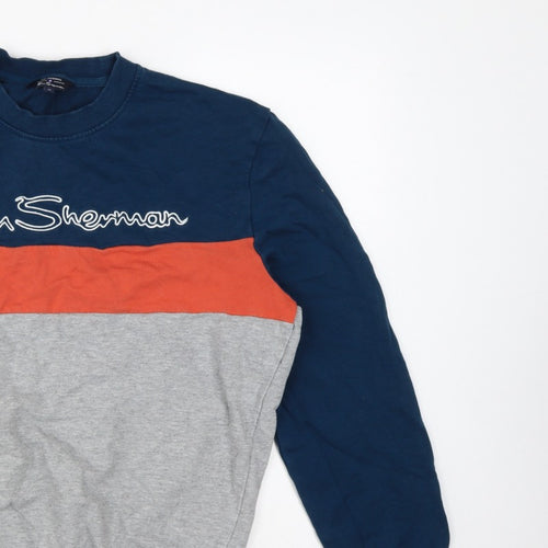 Ben Sherman Men's Multicoloured M Pullover Logo Sweatshirt