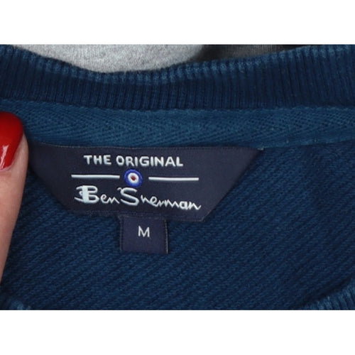 Ben Sherman Men's Multicoloured M Pullover Logo Sweatshirt