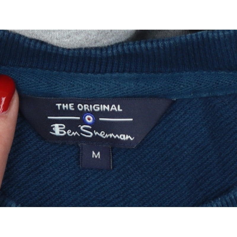 Ben Sherman Men's Multicoloured M Pullover Logo Sweatshirt