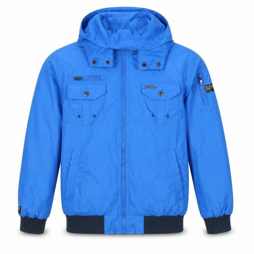 Jack & Jones Men’s Blue M Hooded Full Zip Utility Jacket