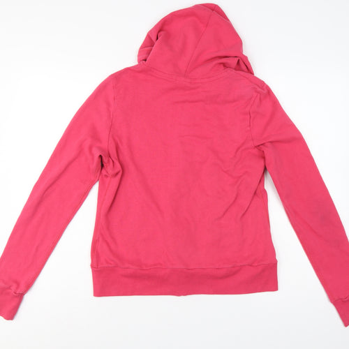 Abercrombie & Fitch Women’s Pink L Full Zip Logo Hoodie