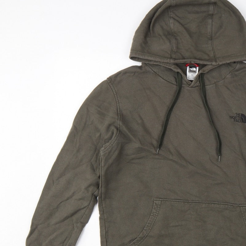 The North Face Men’s Brown M Pullover Hoodie Logo Fleece
