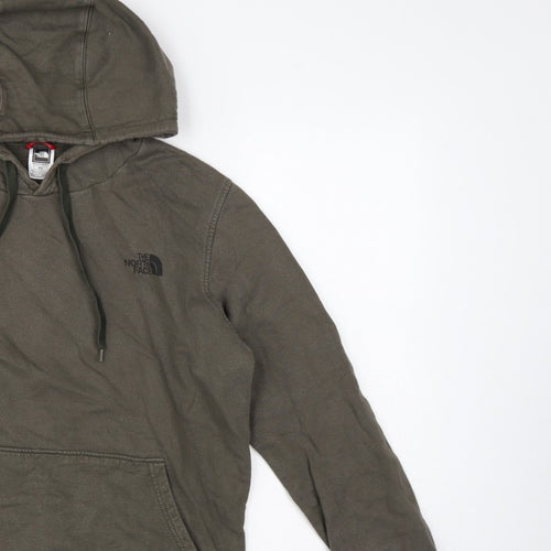 The North Face Men’s Brown M Pullover Hoodie Logo Fleece
