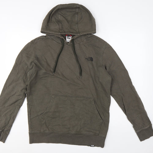 The North Face Men’s Brown M Pullover Hoodie Logo Fleece