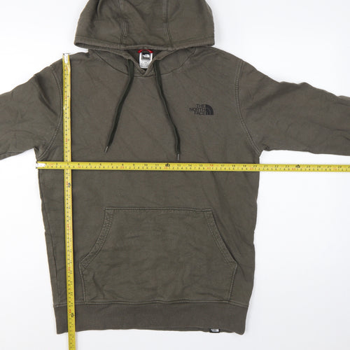 The North Face Men’s Brown M Pullover Hoodie Logo Fleece