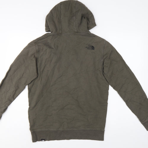 The North Face Men’s Brown M Pullover Hoodie Logo Fleece