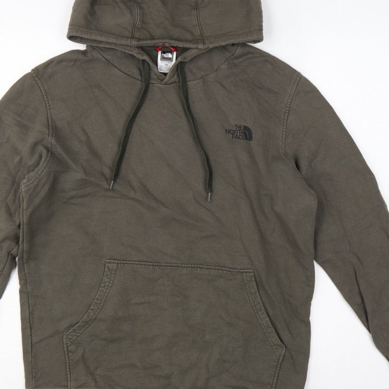 The North Face Men’s Brown M Pullover Hoodie Logo Fleece