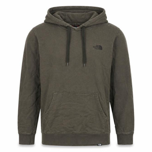 The North Face Men’s Brown M Pullover Hoodie Logo Fleece