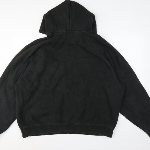 Essentials Fear of God Men’s Black XL Pullover Logo Hoodie