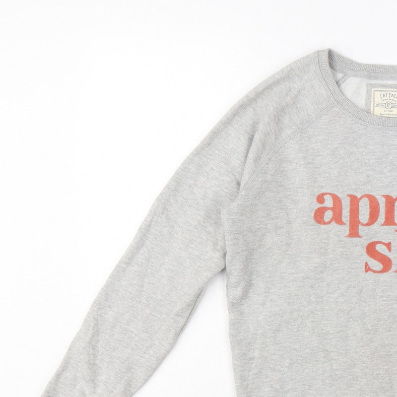 Additional view of Fat Face Women’s Grey S Aprés Ski Graphic Pullover Sweatshirt