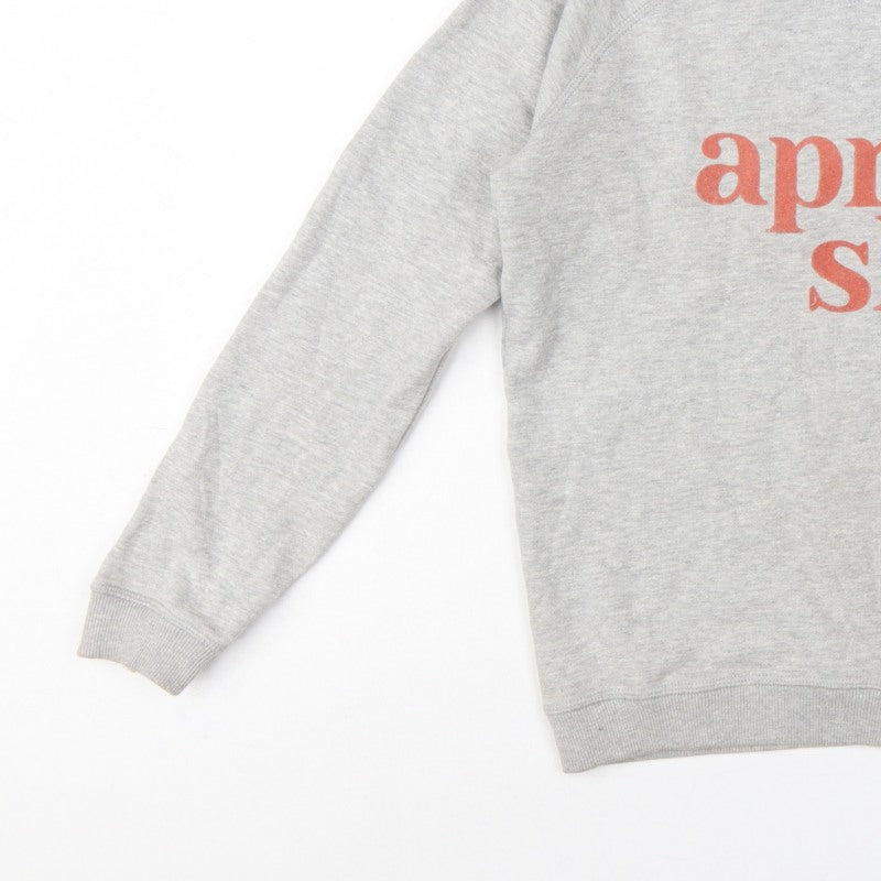 Additional view of Fat Face Women’s Grey S Aprés Ski Graphic Pullover Sweatshirt