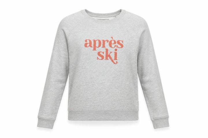 Fat Face Women’s Grey S Aprés Ski Graphic Pullover Sweatshirt